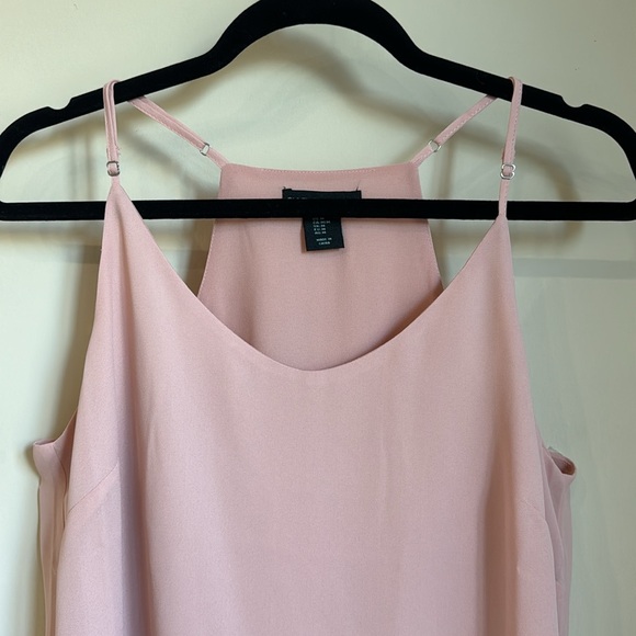 NWOT Cynthia Rowley blush pink lace peek a boo camisole/tank top size M - Picture 4 of 12